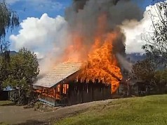Lagi, KKB Bakar Sekolah di Papua Lagi, KKB Bakar Sekolah di Papua