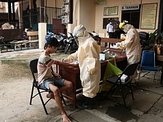 Sebanyak 43 Tahanan di Mapolresta Jayapura Kota Reaktif COVID-19 Sebanyak 43 Tahanan di Mapolresta Jayapura Kota Reaktif COVID-19