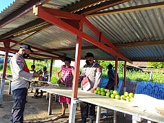 Program Kasuari, Binmas Noken Kunjungi Lapak Warga Program Kasuari, Binmas Noken Kunjungi Lapak Warga