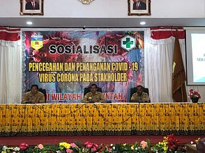Sosialiasi Pencegahan Covid-19 di Lingkup Pemkab Puncak Jaya