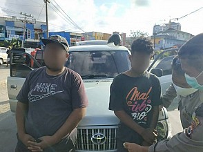 Dua Remaja Tertangkap Bawa Ganja Saat Pembatasan Aktifitas Masyarakat