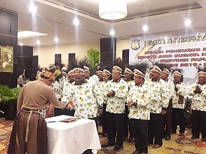 Hendardji Soepandji Lantik Pengurus KSBN Papua Periode 2019-2024