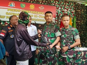 Empat Anggota Kelompok OPM Pimpinan Matias Wenda Kembali ke NKRI