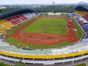 Perusakaan Stadion Jakabaring Oleh Para Suporter