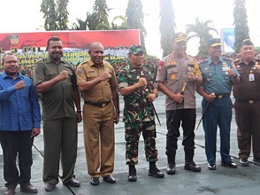 Apel Tiga Pilar, Tingkatkan Sinergitas TNI Polri dan Pemerintah di Tingkat Kampung