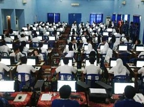 Jaringan Internet Terganggu, Pelaksanaan UNBK di Papua Tetap Berjalan Lancar