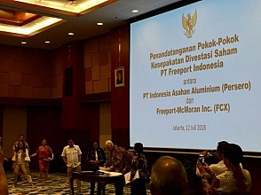 PT FI Bersama Pemerintah Indonesia Sepakati Peralihan Saham 51 Persen