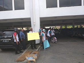 Gelar Aksi Demo di Kantor DPRP, Ini Delapan Tuntutan Atlet Papua 