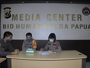 Gelar Dialog Interaktif, Polda Papua Jelaskan Bahaya Pandemi Corona 