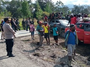 Antisipasi Bentrok Susulan, Polres Jayawijaya Razia Massa Dari Lanny Jaya