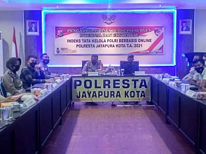 Polresta Jayapura Kota Lakukan Survey Internal dan Eksternal ITK Polri 2021