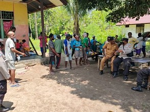Program Koteka, Binmas Noken Silaturahmi ke Kepala Kampung Martewar Sarmi