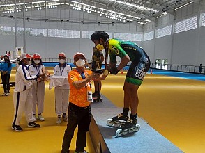 Atlet Papua dan Papua Barat Borong Medali Sepatu Roda 200 Meter Putra