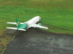 Pesawat Jayawijaya Dirgantara Tergelincir di Bandara Sentani