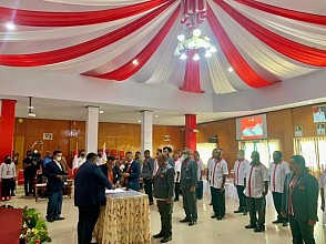 Pengurus KONI Kabupaten Puncak Jaya Dilantik, Target Kirim Atlet ke PON Aceh 2024
