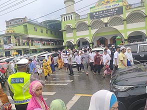Pelaksanaan Sholat Idul Adha di Kota Jayapura Berjalan Aman dan Lancar