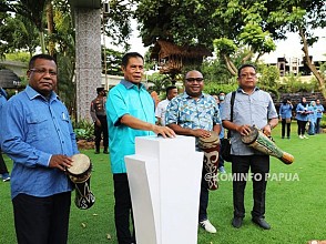 Sekda Ridwan Resmikan Revitalisasi Anjungan Provinsi Papua di TMII Jakarta