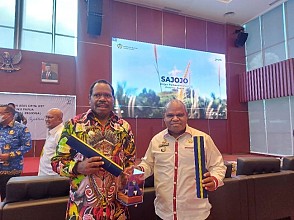 Puncak Jaya Kembali Terima Penghargaan Menteri Keuangan Atas Opini WTP 2021