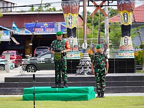 Danrem 172/PWY Pimpin Apel Gelar Pasukan Pengamanan Kunker Wapres ke Papua