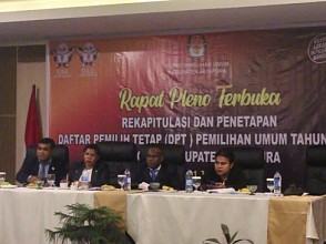 Fix, Jumlah DPT Kabupaten Jayapura Ditetapkan 134.568 Pemilih