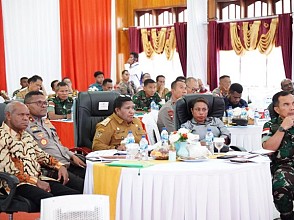 Provinsi Papua Tengah Gelar Rapat Kesiapan Pemilu Dihadiri Seluruh Bupati dan Forkopimda