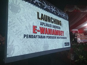Dispendukcapil Jayapura Luncurkan Aplikasi E-Waniambey