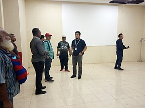 Tim Verifikasi BOPI Pantau Infrastruktur Stadion Mandala 