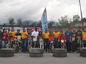 Perlombaan Drag Bike yang Digelar Polres Jayawijaya Diikuti 60 Pembalap