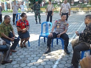 Pastikan Pleno Berlangsung Aman, Kapolda Papua Barat Hadir di KPU Manokwari 