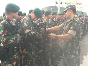 Tiba di Timika, 600 Pasukan TNI Menuju Nduga Melalui Jalur Sungai