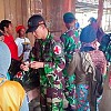 Satgas Yonif Raider 509 Berikan Pelayanan Kesehatan di Pasar Oksibil Papua