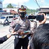 Polda Papua Barat Ajak Warga Manokwari Pake Masker Cegah Covid-19