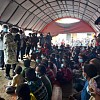 Kunjungi Pengungsi Banjir Bandang 2019 di Sentani, Mensos Risma Janji Bangunkan Rumah