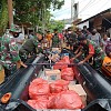 Kodim Jayapura Siapkan Perahu Karet Bantu Distribusi Logistik di Perumahan Organda 