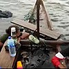 Diterjang Ombak, Perahu Yang Ditumpangi Guru dan Siswa Karam Ditengah Laut