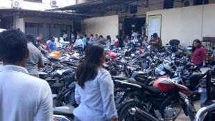 Polres Jayapura Kota Dipadati Pemilik Motor Yang Hilang