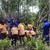 Peduli Lingkungan, Satuan Polairud Polres Mimika Laksanakan Penanaman Pohon Mangrove