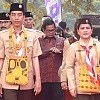 Presiden Jokowi Dan Ibu Negara Iriana Menghadiri HUT Pramuka Ke-57