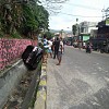Sopir Ngantuk, Tabrak Pejalan Kaki Mobil Masuk Got