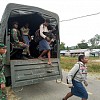 Ketika Truk TNI Disulap Jadi Kendaraan Pengantar Anak Sekolah