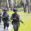 Satgas Pamtas RI-PNG Yonif 411/PDW Rutin Gelar Patroli Patok