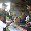 Majukan Pendidikan di Perbatasan RI -PNG, TNI Hadirkan Mobil Pintar
