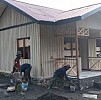Pembangunan Balai Penyuluhan KB oleh Satgas TMMD di Kampung Nioga Masuk Tahap Finishing