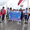 TNI Turut Berpatisipasi di Kegiatan Karnaval Meriahkan Hut ke-77 RI di Nduga