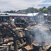 14 Unit Rumah Terbakar di Dok IX Kota Jayapura, Penyebab Masih Diselidiki Polisi
