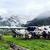 Pesawat SAM Air Tergelincir di Beoga Puncak, 11 Penumpang Selamat
