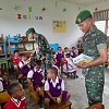Kodim Yahukimo Perkenalkan TNI Sejak Dini Kepada Anak-Anak Paud 