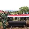 Dandim Jayawijaya Hadiri Pemakaman Salah Satu Prajurit Terbaiknya