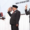 Pesan Pj Gubernur Papua Tengah Kepada Pimpinan MRPT yang baru Dilantik