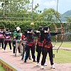 Sebanyak 102 Peserta Berkompetisi di Lomba Panahan 2023 yang Digelar Polresta Jayapura Kota